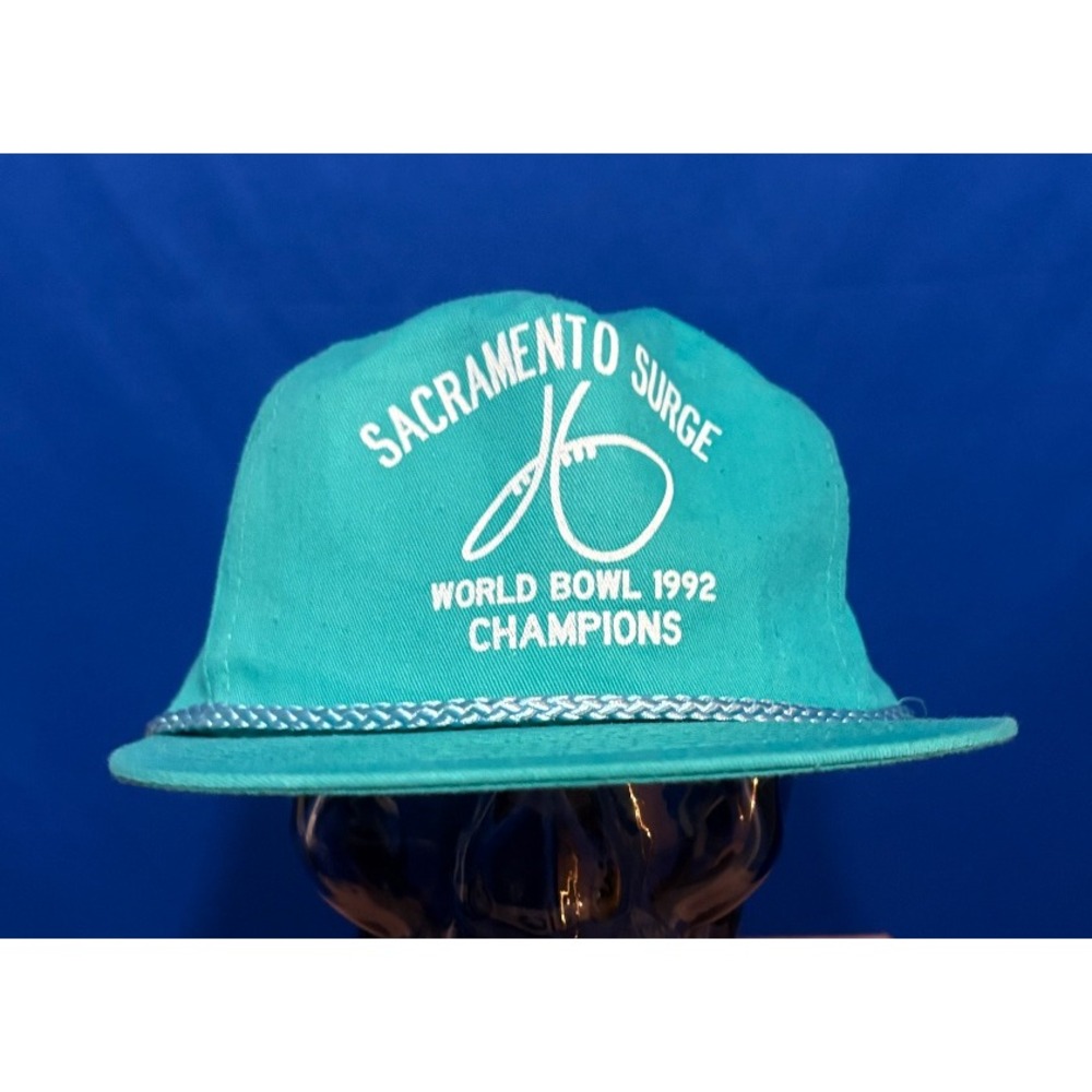 Vintage Sacramento Surge World Bowl 1992 Champions Hat | WLAF | Snapback